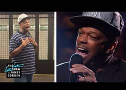 Enlace a Nuestro amigo que canta en una estación de metro de Nueva York ha vuelto en el Show de James Corden