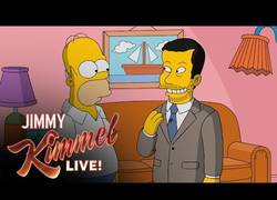 Enlace a Homer Simpson le da un tour por todo Springfield nada más y nada menos que a Jimmy Kimmel