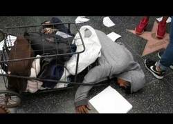 Enlace a Agresión a Denise Scott, una mujer afroamericana indigente por apoyar a Trump