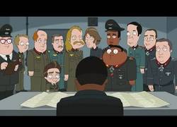 Enlace a Hitler se entera que fue animado como The Cleveland Show (inglés)
