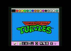 Enlace a La intro de Teenage Mutant Ninja Turtles hecha con Mario Paint