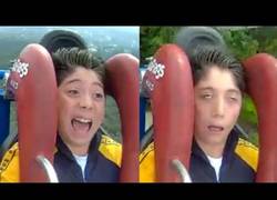Enlace a Intenta impresionar a su novia en el parque de atracciones y se desmaya 4 veces en pocos segundos