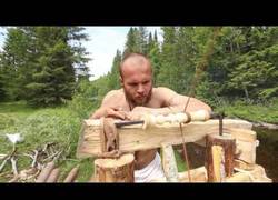 Enlace a Mira cómo trabajaban la madera los vikingos