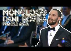 Enlace a El monólogo de Dani Rovira en los premios Goya que no dejó indiferente a nadie