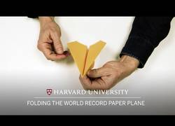 Enlace a Así se hace el avión de papel que tiene el Récord Guinness al recorrer 60 metros