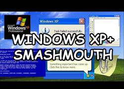 Enlace a La mítica canción de Smash Mouth recreada con las alertas de Windows XP