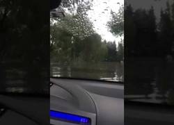 Enlace a Se quedan atascados en mitad del agua y solamente queda: ¡Reza malena, pedile a Dios!
