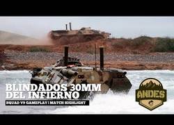 Enlace a Un gameplay cinemático de un simulador militar con muchos efectos realistas