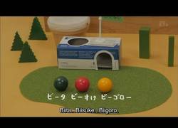 Enlace a Esta es una aventura narrada con una máquina de Rube Goldberg (subtítulos inglés)