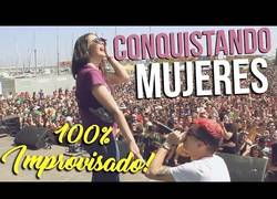 Enlace a ¡Batalla de gallos romántica por conquistar a una mujer!