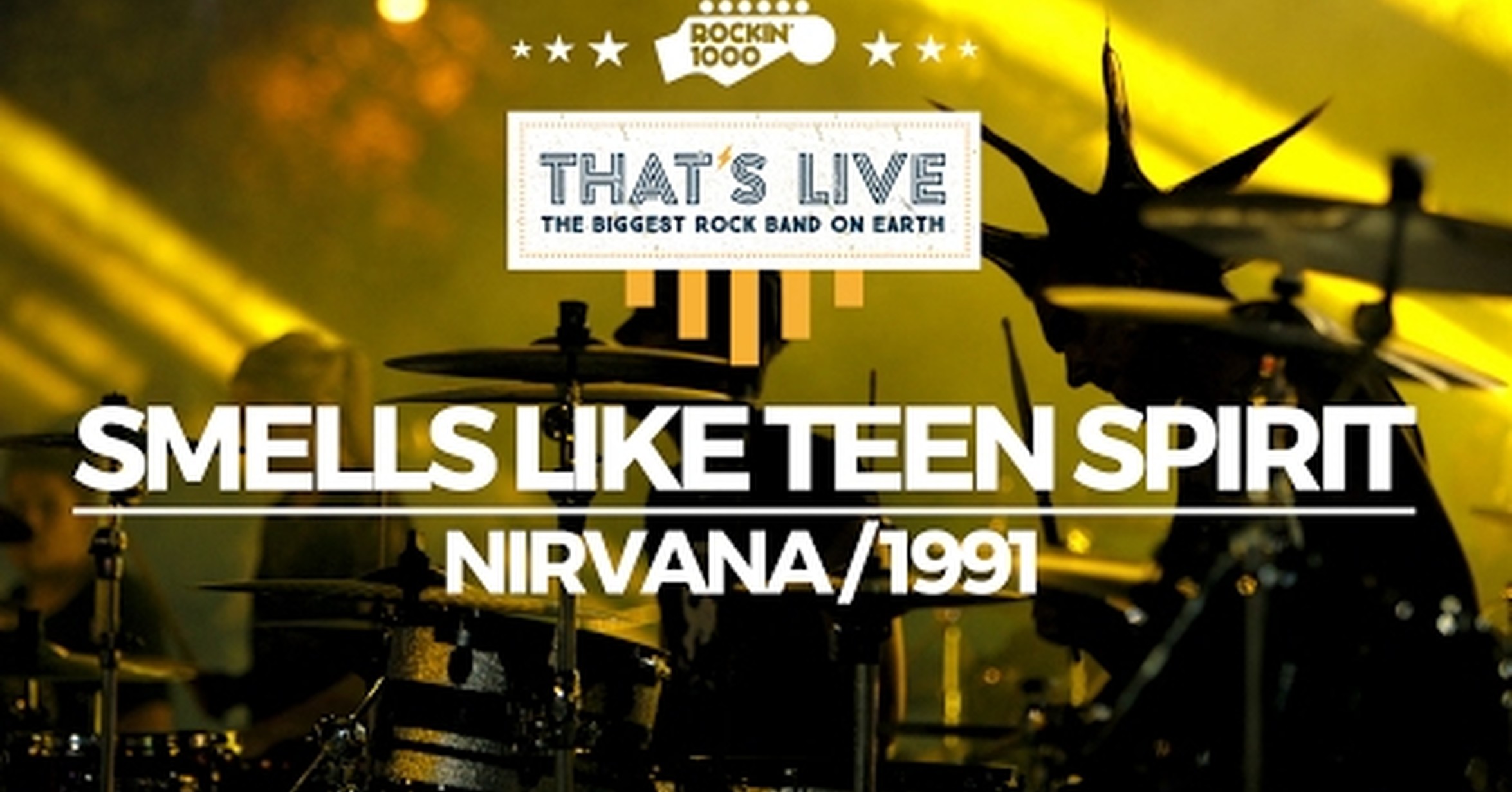 Песня nirvana smells like teen spirit. Smells like teen Spirit Rockin'1000 that's Live Official. Rockin 1000. Нирвана smells like teen Spirit. Nirvana teen like Spirit.