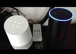 Enlace a Google Home y Amazon Echo se hacen amigos con esta conversación