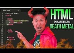 Enlace a Aprendiendo HTML a ritmo de Death Metal