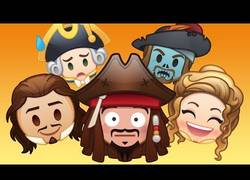 Enlace a Recrean la historia de 'Piratas del Caribe' con emojis