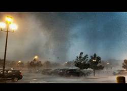 Enlace a Espectacular tornado grabado en Nueva Jersey