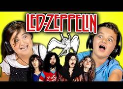 Enlace a Niños reaccionando a las canciones de los míticos Led Zeppelin