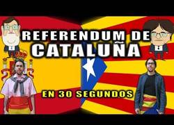 Enlace a El referéndum catalán explicado en 30 segundos