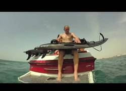 Enlace a Prueban la tabla de surf a propulsión