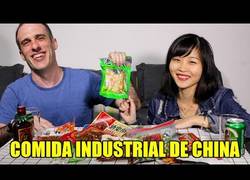 Enlace a Probando snacks industriales de China