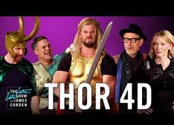 Enlace a James Corden crea su versión particular de la película Thor: Ragnarok