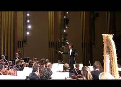 Enlace a Se duerme en medio de una ópera y pega un chillido con el cambio de ritmo radical de la melodía