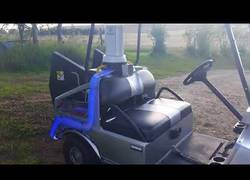 Enlace a Se fabrica un Delorean para jugar al golf y ya es el coche más molón del circuito