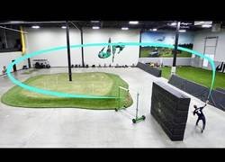 Enlace a Los tipos de Dude Perfect la lían a lo loco con boomerangs