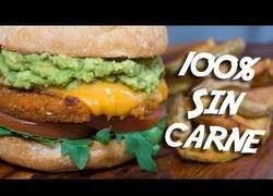 Enlace a HAMBURGUESA 100% vegetariana sin nada de carne