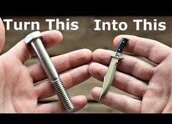 Enlace a Creando desde cero un mini cuchillo de cazador