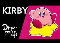 Enlace a Todas las curiosidades de Kirby en un Draw My Life