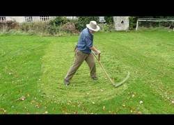 Enlace a Comparando el tipo de corte con una segadora manual y otra automática