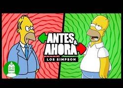 Enlace a Antes y Ahora de Los Simpson