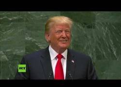 Enlace a Donald Trump provoca carcajadas en su discurso en la ONU
