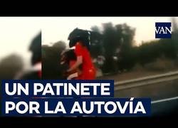 Enlace a Patinete por la autovía