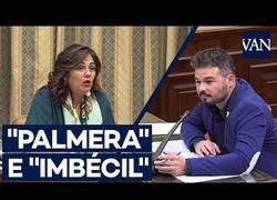 Enlace a Lío en el Senado con Gabriel Rufián llamando 