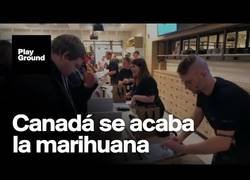 Enlace a Se agota la marihuana en Canadá