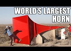 Enlace a Fabrican el cuerno más grande del mundo, el sonido es ensordecedor