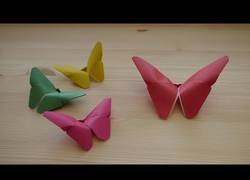 Enlace a Origami. Cómo hacer una mariposa de papel (lección en video)