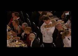 Enlace a Escena sacada de Mr Bean durante la entrega de los premio Nobel