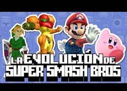 Enlace a La Evolución de Super Smash Bros