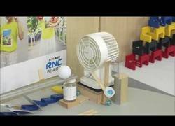 Enlace a Increíble cadena con canicas