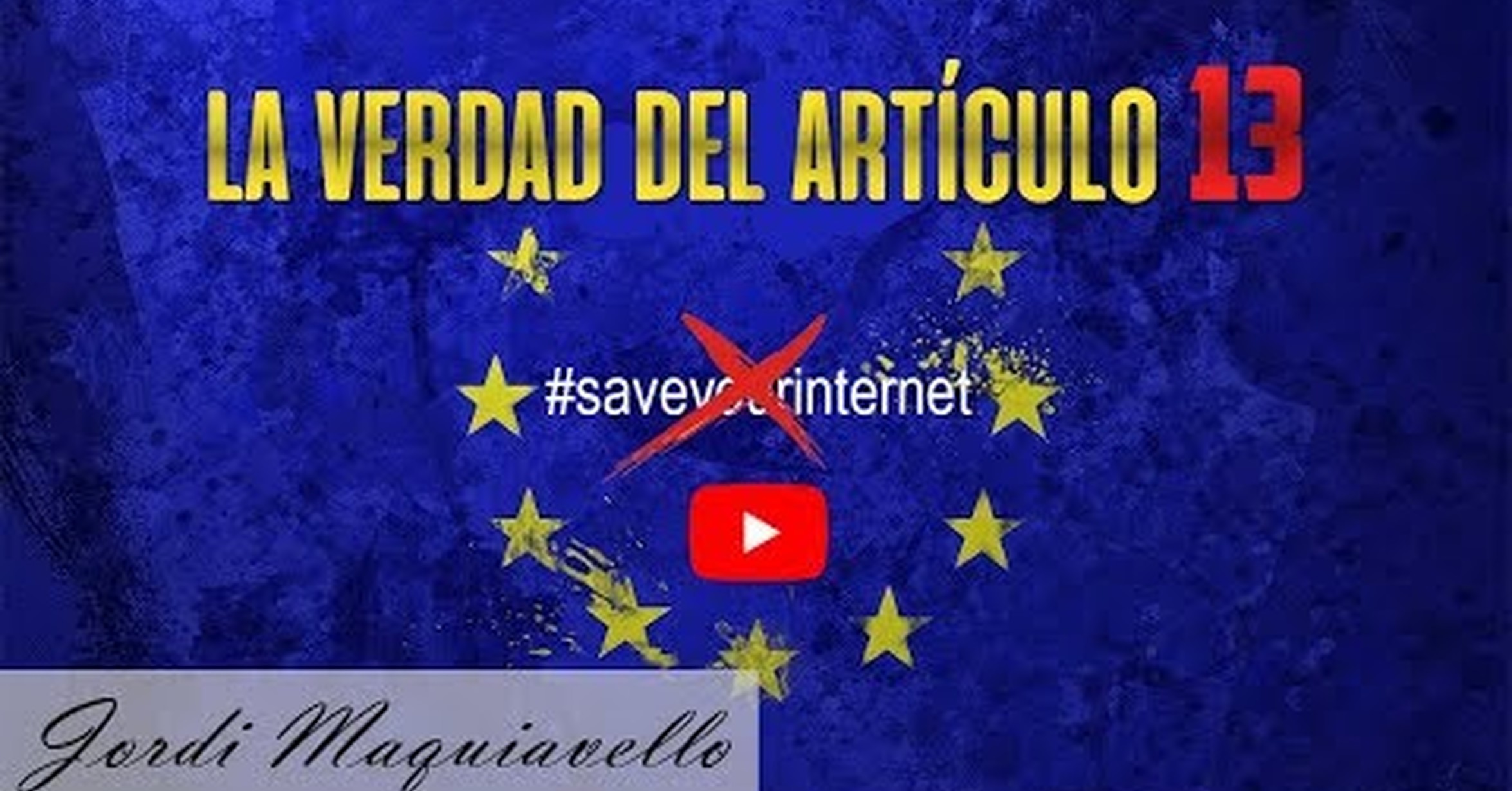 ¡No tengo tele! / La verdad sobre el artículo 13 - Youtube ...