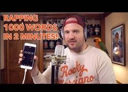 Enlace a Rapeando mil palabras en solamente dos minutos