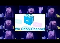 Enlace a Interpretando la sintonía de la Wii Shop a capella