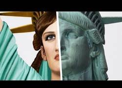 Enlace a Así se vería en la realidad la Estatua de la Libertad