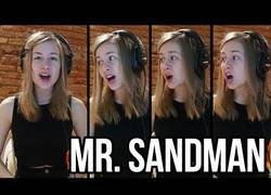 Enlace a Disfrutemos este maravilloso cover de Mr Sandman