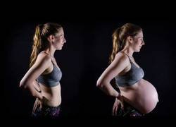 Enlace a El maravilloso timelapse de esta mujer durante su embarazo