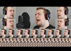 Enlace a Interpretando AFRICA - Toto con 100 voces simultáneamente