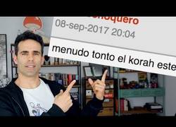 Enlace a Korah leyendo comentarios hate de Forocoches