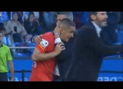 Enlace a Entrada de Marc Pedraza a Alex Bergantiños Tarjeta Roja (Deportivo Coruña 2-0 Mallorca)